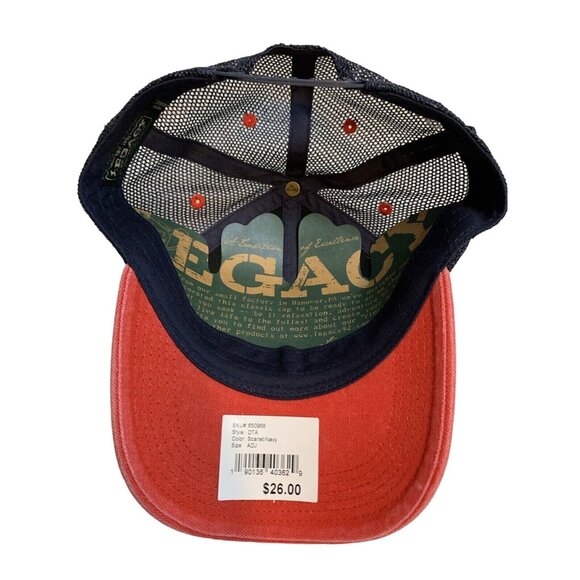 Crazy Sista Trucker Hat Legacy Scarlet Navy Mesh Adjustable Snapback Beach Cap - Picture 8 of 9